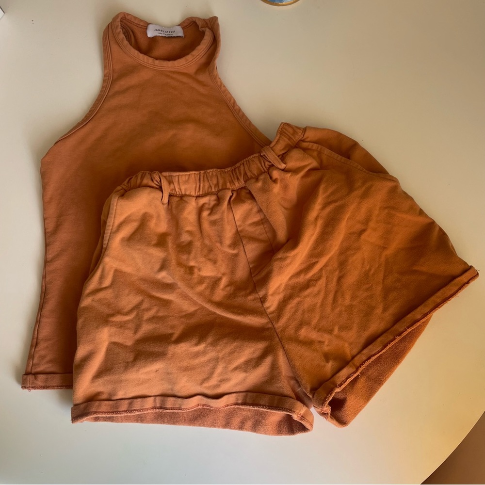 James Street Co razor tank and shorts set - Picture 2 of 5